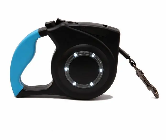 4m Hands Free Smart Dog Leash Led Retractable Dog Leash With LED Light