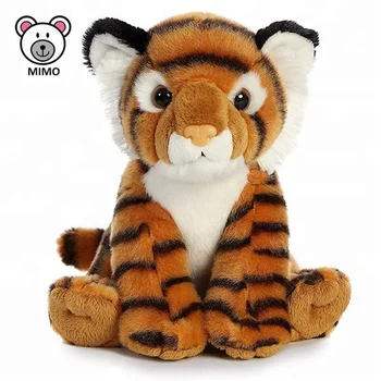real fur tiger toy
