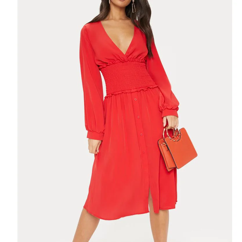 wayf patton plunge dress