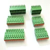 PCB Spring Plug-in Terminal Block Connector 3.5mm pitch Straight Pin 6p 10p