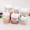Online Shopping Factory Hot Selling BPA Free Rectangle Plastic Food Storage Container Set Refrigerator Storage Bins Useful Box