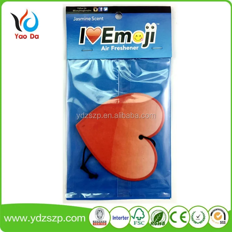 Smile Scented/unscented Car Air Freshener Make Hanging Paper Car Sanis