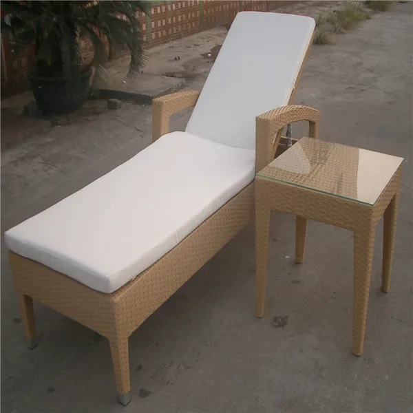 Rattan Swimming Pool Bench Chair With Side Table Yps065 Buy