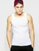 Wholesale mens cotton tight fit singlet
