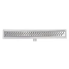 YZ-A11 Europe style horizontal outlet 40/50mm diameter side outlet anti odor shower channel,linear shower drain