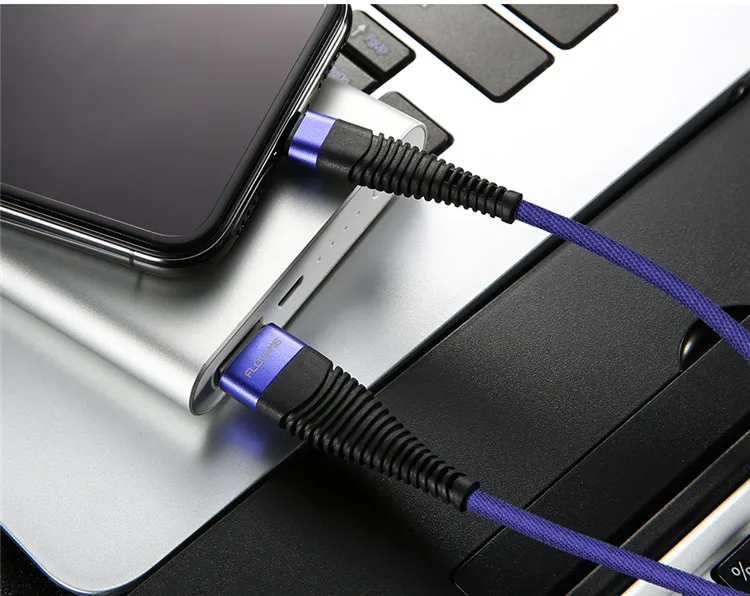 1M Usb Cable FLOVEME 5V/2A Charger 480Mbps Data Transfer High Tensile Braided Mobile Phone Cable - ANKUX.COM