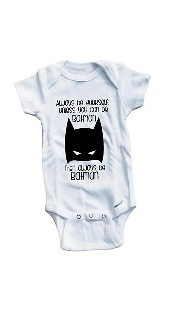 Baby Tee Time Boys' Always be yourself unless funny One piece