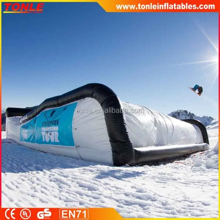 Discount Price Large Inflatable Snowboard Air Bag/ Jumping Airbag For