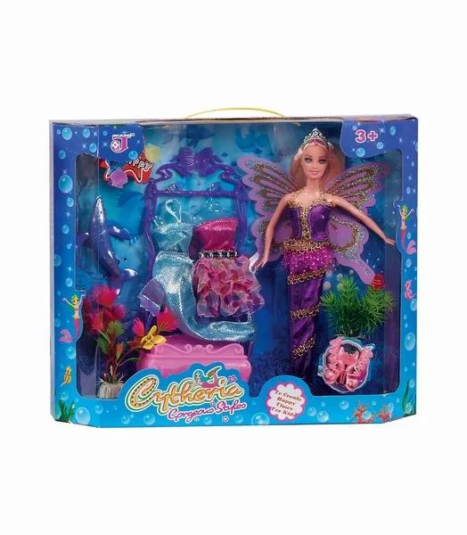 mermaid doll set