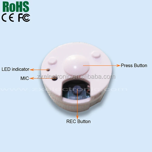 White Round Sound Recorder