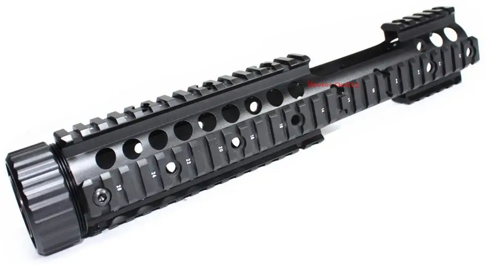 Vector Optics RAS 12'' Inch Handguard Free Float One Piece Quad Picatinny Rail Extension, View