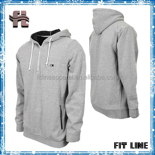 pullover hoodie with zipper pocket