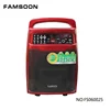 Wireless Portable Party Speaker, Outdoor Stereo Clear and Big Sound, Handle&Foot Wheels to Move