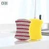 Quick dry types of cleaning sponges and scouring pads for kitchen cleaning
