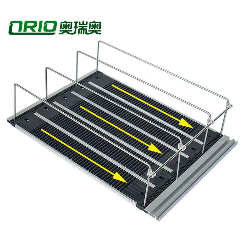 Supermarket Auto Feed Track Drinks Storage Freezer Shelf Commercial Fridge Dividers Buy High Quality Roller Shelf System Auto Feed Track Smart Pusher Product On Alibaba Com
