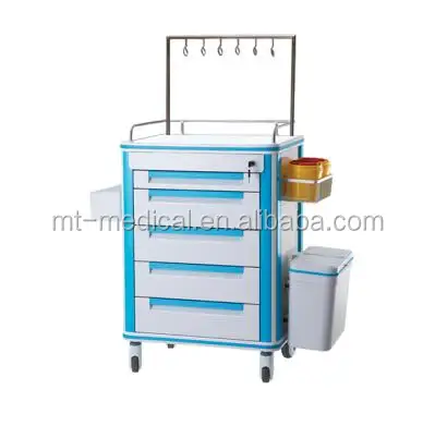 Commerical funiture general use hospital ABS anesthesia trolley