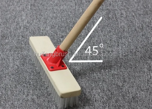 白い硬いpp毛トイレキッチン床掃除木製ハンドルブラシ Buy ハンドクリーニングブラシ 屋根クリーニングブラシ スライドドアクリーニングブラシ Product On Alibaba Com