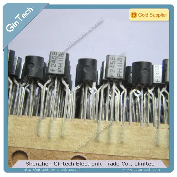 thumbnail image 2 of Chips Gate BF245B F245B N-channel JFET – 30 Pieces, TO-92 Package, New Open Box 2 of 2