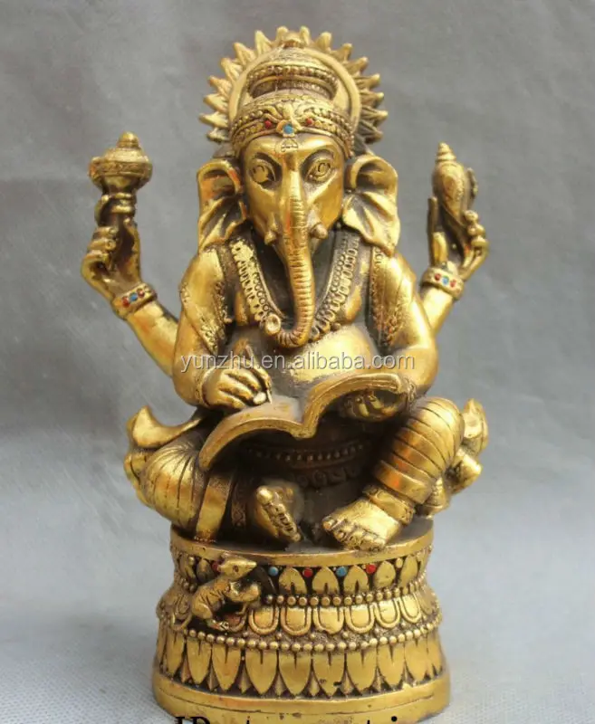 Sand Casting God Of Ganesha Indian Buddha Statue Sculpture 60282093481