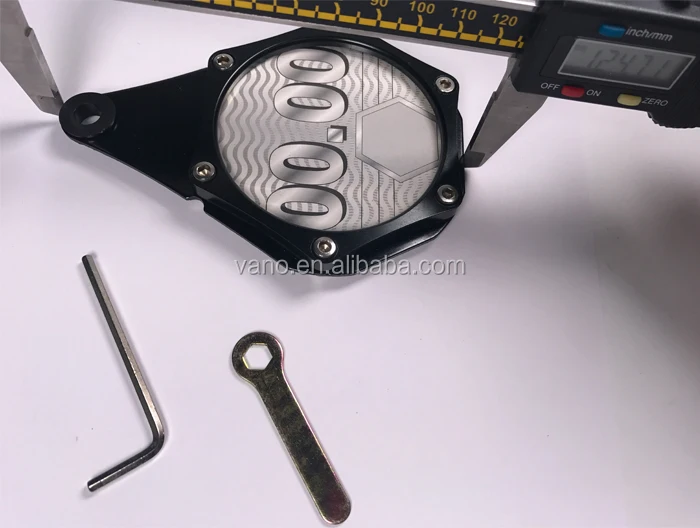 Colorful Motorcycle Frame Tax License Disc Holder Plate