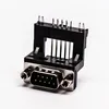 Angled 90 Degree Plug D-sub 9 Pins VGA DB9 Male Connector