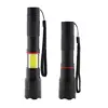 LED Tactical COB Flashlight, XML-T6 High Lumens Magnetic Base Flashlights, 6 Modes Zoom Handheld Work Light