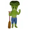 Factory price broccoli mascot costume good vision broccoli mascot costume