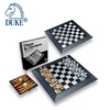 2 in 1 Magnetic Gold & Silver Chess & Checker