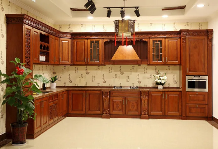 Oem Modular Kitchen Design For Solid Wood Kitchen Cabinet,Russian ...