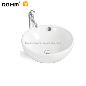 small round wash basin