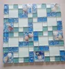 Glass mosaic titles for swimming pool decoration