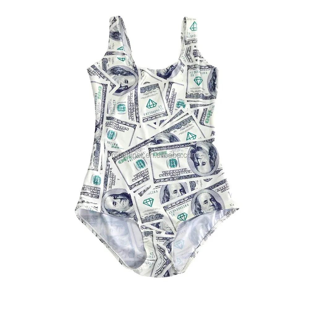 money print bodysuit