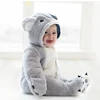 Wholesale baby boy wear baby animal clothing baby club clothes with feets