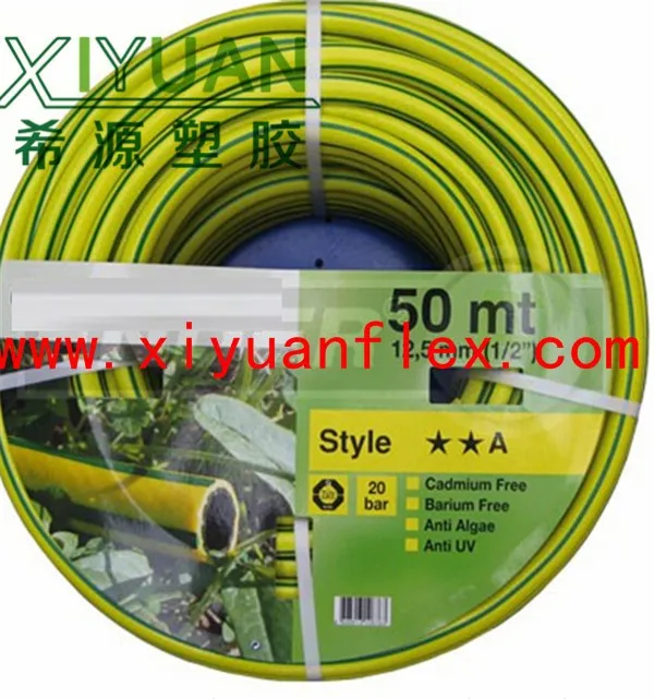Faithfull FAIHOSE50PRE 50M (164 ft) Prestige Heavy-Duty Reinforced PVC Garden Hose 12.7 mm (1/2 Inch) Diameter, Orange