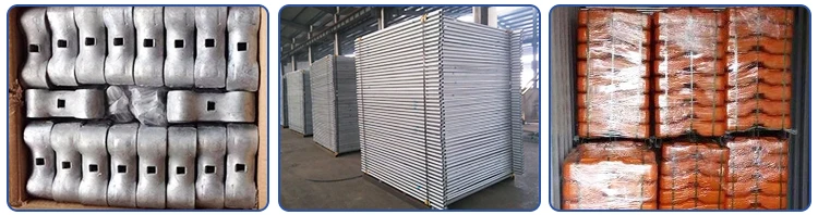 Australia temporary metal fencing panels for sale with plastic base