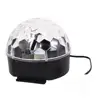 Hot sale sound control RGBYWP led crystal magic ball light basic effect lighting