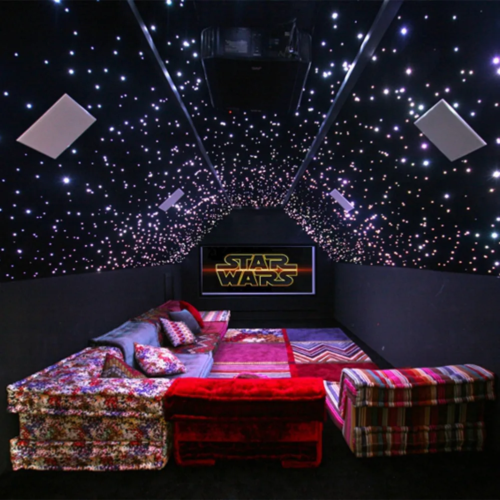 Fiber Optic Light For Home Cinema Star Ceiling Buy Ceiling Light Cinema Decoration Lights Star Light Product On Alibaba Com