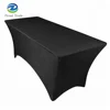Exhibition Polyester Spandex Fitted Stretch Table Cover 6ft Rectangle