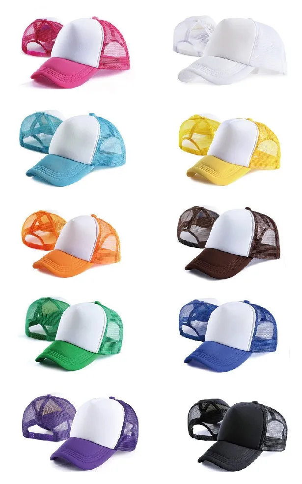 foam mesh hats 10 colors