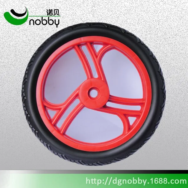 Children's 2 Wheel Rubber Wheel 12 Inch Balance Bike Pp Whirlwind Hub Plastic Wheels Children