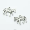 zebra horse animals pendant antique silver beads for jewelry making