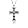 42859 Xuping jewelry stainless steel cross necklace, new design pictures cross pendant chain for men