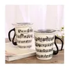 Couple Musical Note Ceramic Coffee Mug Valentine's Day Gift Mug