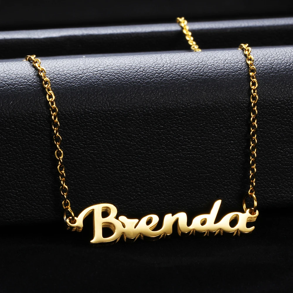 Name Necklace Personalized,Stainless Steel Custom