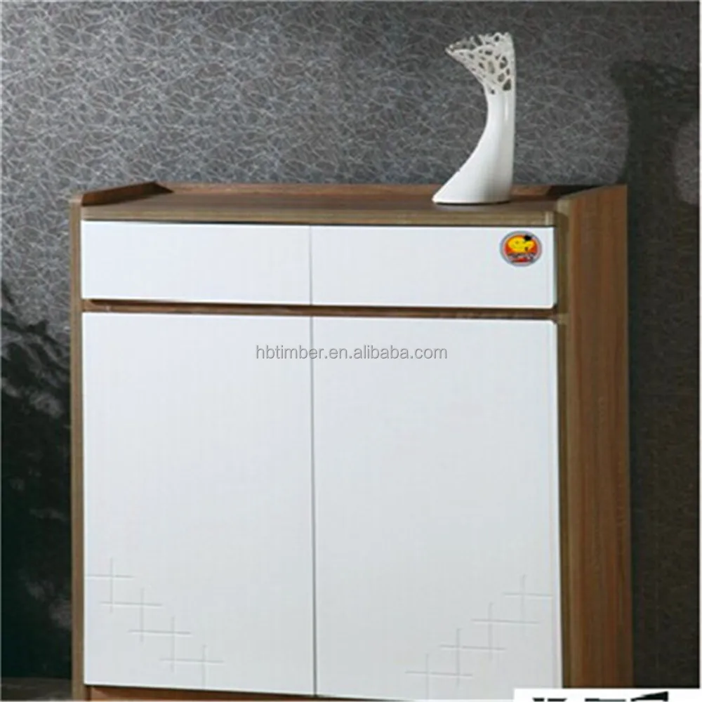 Moden witte hoogglans grote massief hout hoge schoen kasten voor ...