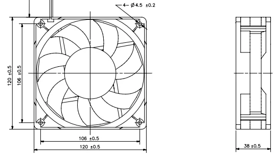 Диаметр вентилятора мм. Чертеж кулера 120 мм. 120mm Fan чертеж. Вентилятор 120 мм чертеж. 120mm вентилятор чертеж.