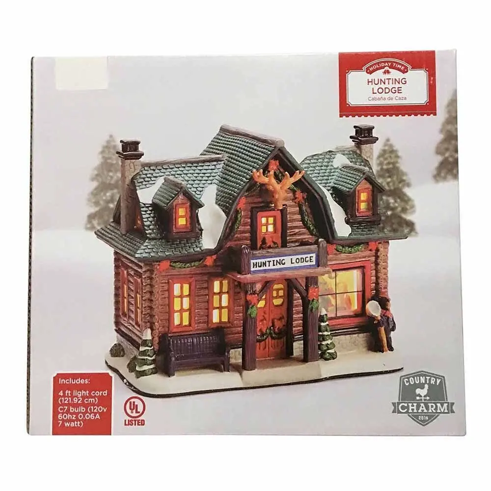 Nantucket Home Porcelain Christmas Holiday Village Lighted Toy Shoppe