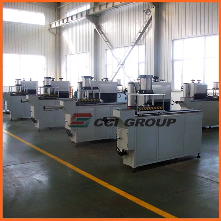 DX05-250D aluminum windows doors frame fabrication assemble assembly machine for aluminum milling