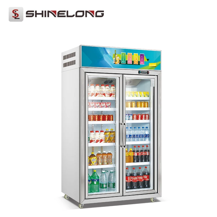 R343 Commercial 2 3 4 Door Upright Glass Door Cold Drink