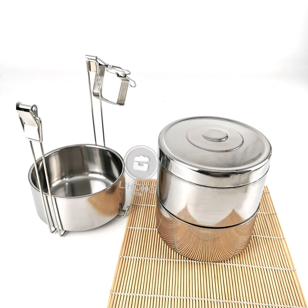 Promotion Gift 3 Layers Take Away Stainless Steel Insulated Hot Food